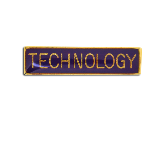 Technology Small Bar Badge