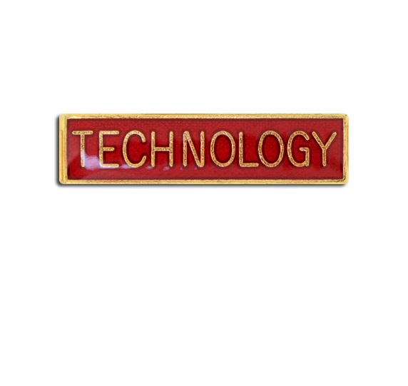 Technology Small Bar Badge