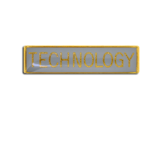 Technology Small Bar Badge