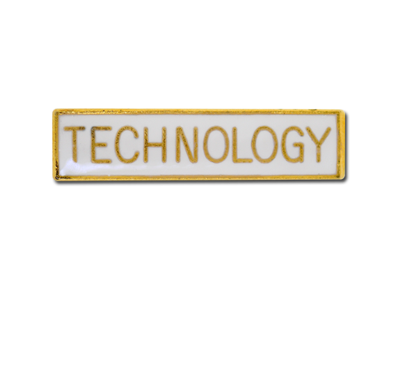 Technology Small Bar Badge