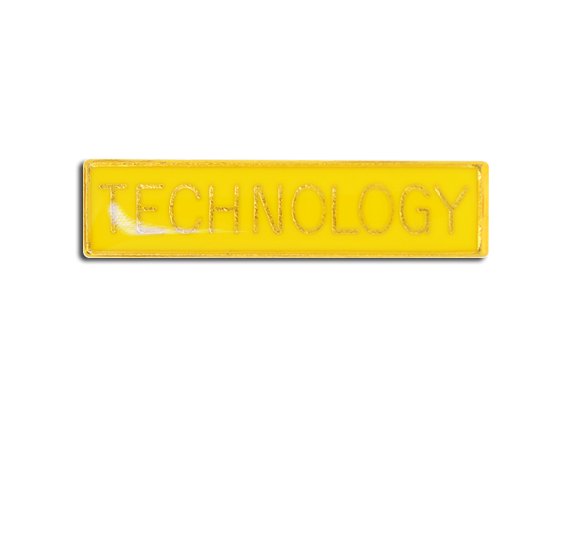 Technology Small Bar Badge