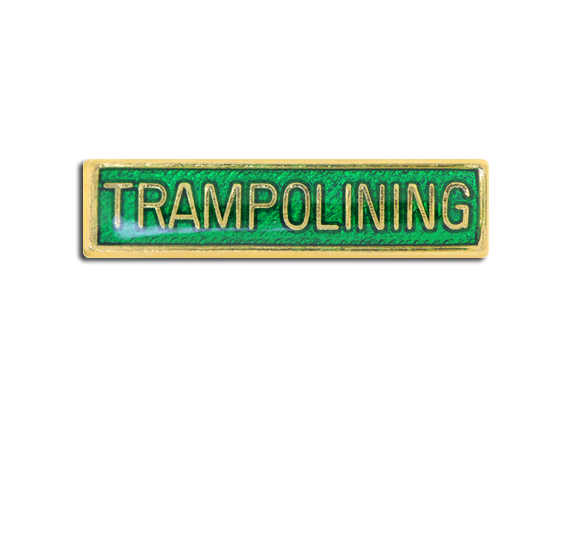 Trampolining Small Bar Badge