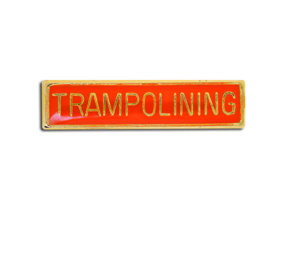 Trampolining Small Bar Badge