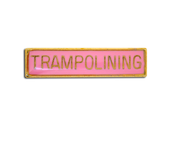 Trampolining Small Bar Badge