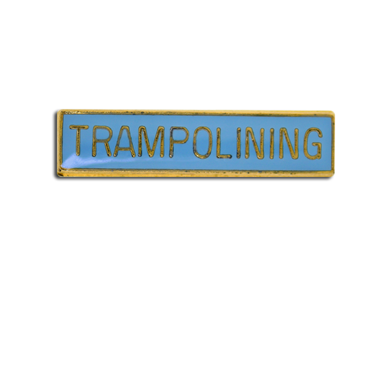 Trampolining Small Bar Badge