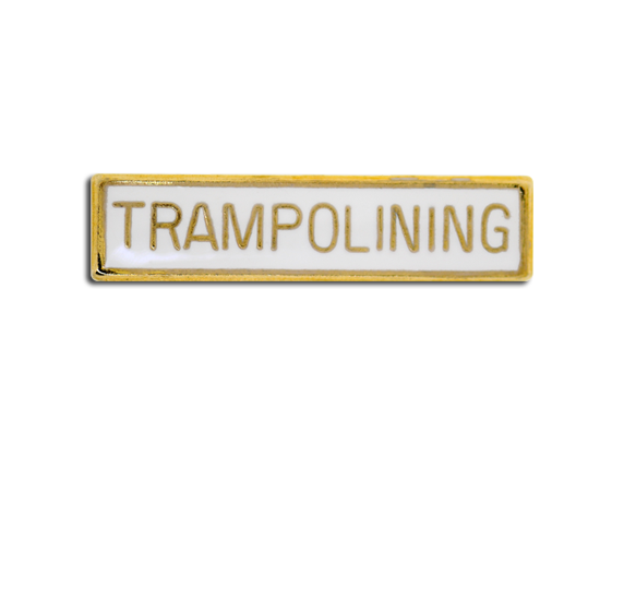 Trampolining Small Bar Badge