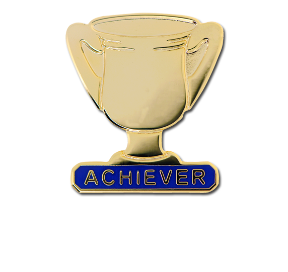 Achiever Trophies - Gold Trophy Badge