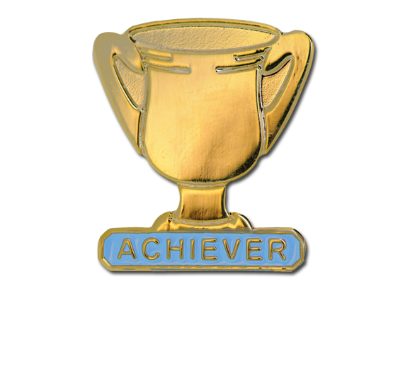 Achiever Trophies - Gold Trophy Badge