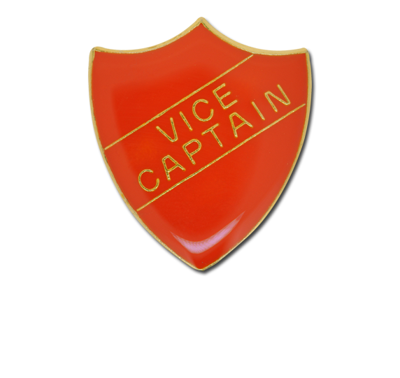 Vice Captain Enamelled Shield Badge