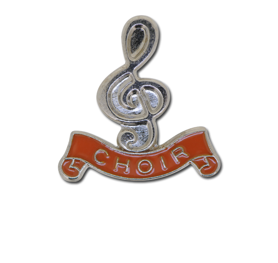 Choir - Silver Clef Badge