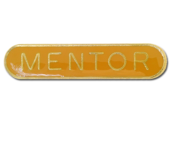 Mentor Rounded Edge Bar Badge