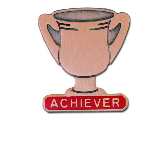 Achiever Trophies - Bronze Trophy Badge