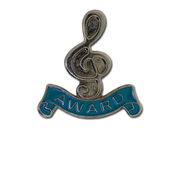 Award - Silver Clef Badge