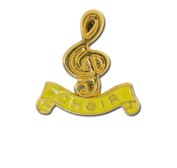Choir -  Gold Clef Badge