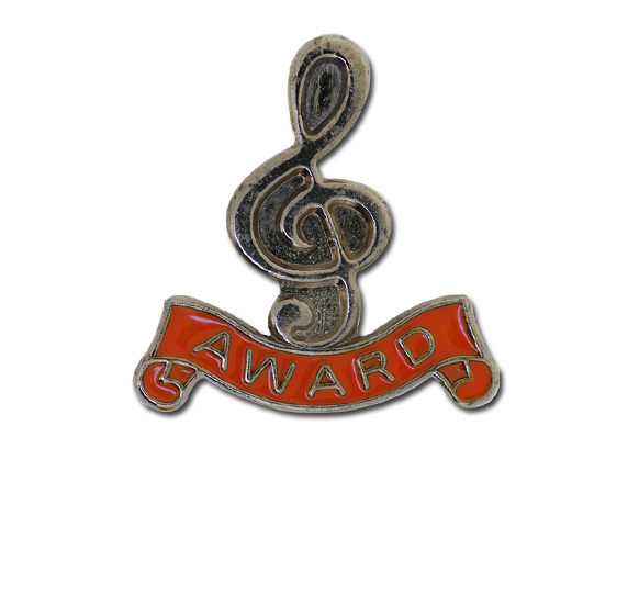 Award - Silver Clef Badge