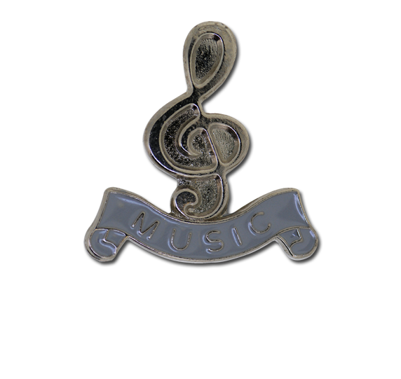 Music - Silver Clef Badge