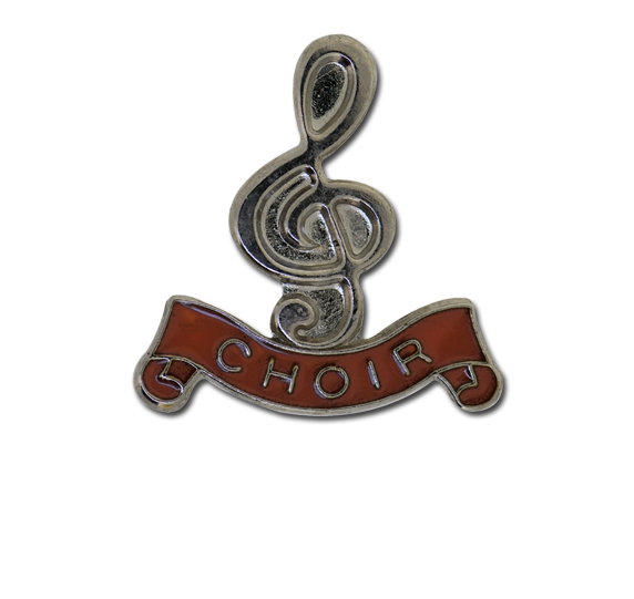 Choir - Silver Clef Badge