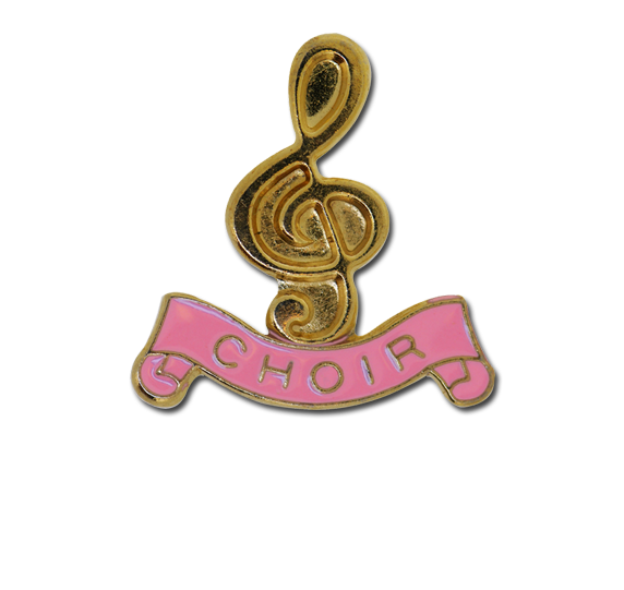 Choir -  Gold Clef Badge