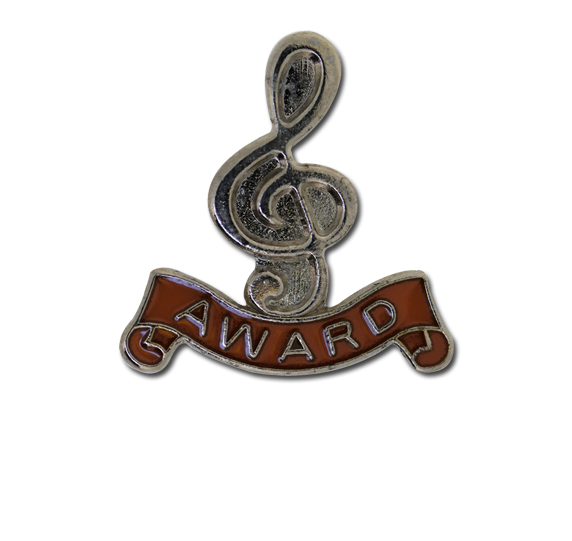 Award - Silver Clef Badge