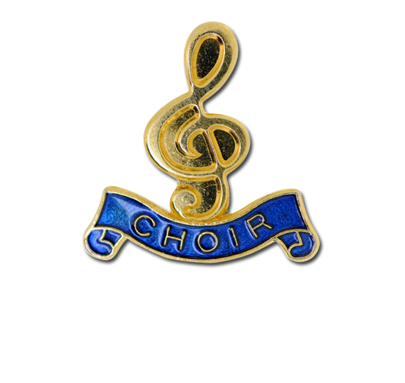 Choir -  Gold Clef Badge