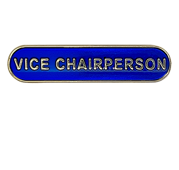 Vice Chairperson Rounded Edge Bar Badge