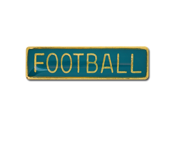 Football Small Bar Badge