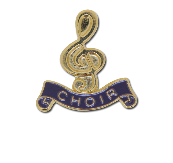 Choir -  Gold Clef Badge