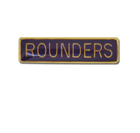 Rounders Small Bar Badge