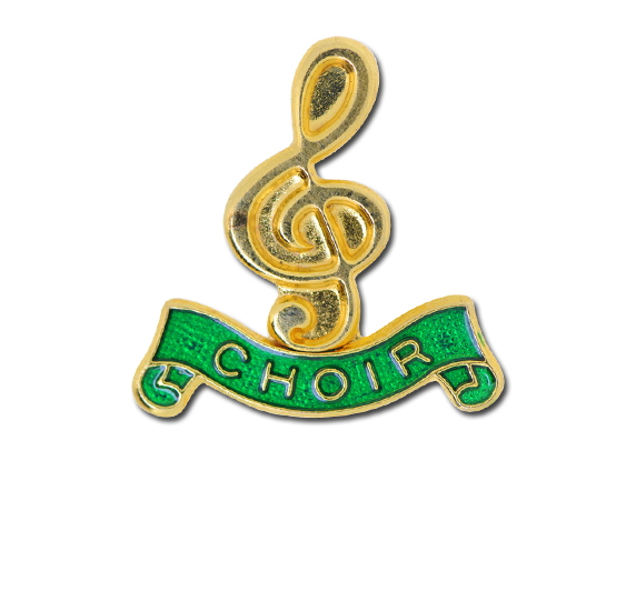 Choir -  Gold Clef Badge