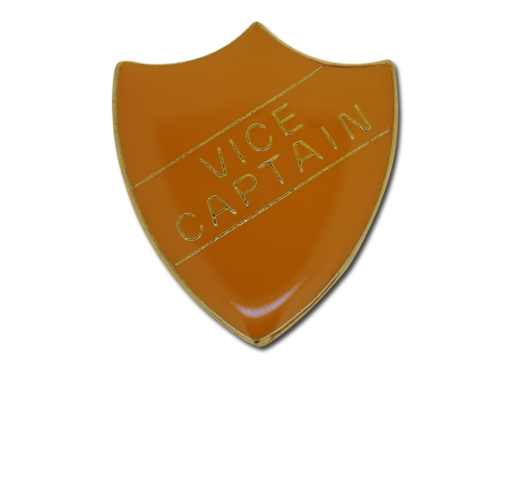 Vice Captain Enamelled Shield Badge