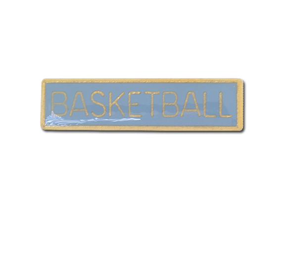 Basketball Small Bar Badge