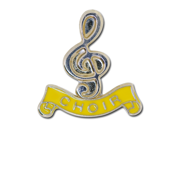 Choir - Silver Clef Badge