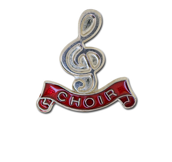 Choir - Silver Clef Badge