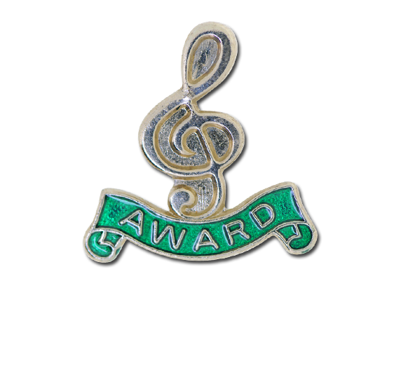 Award - Silver Clef Badge