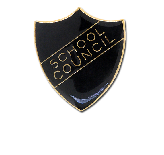 School Council Enamelled Shield Badge