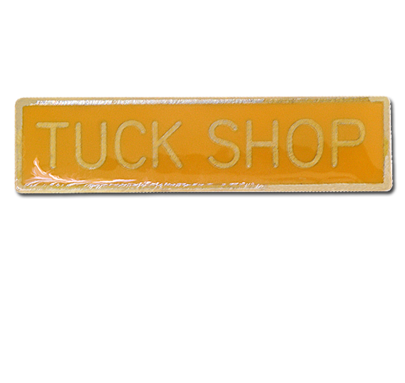 Tuck Shop Squared Edge Bar Badge